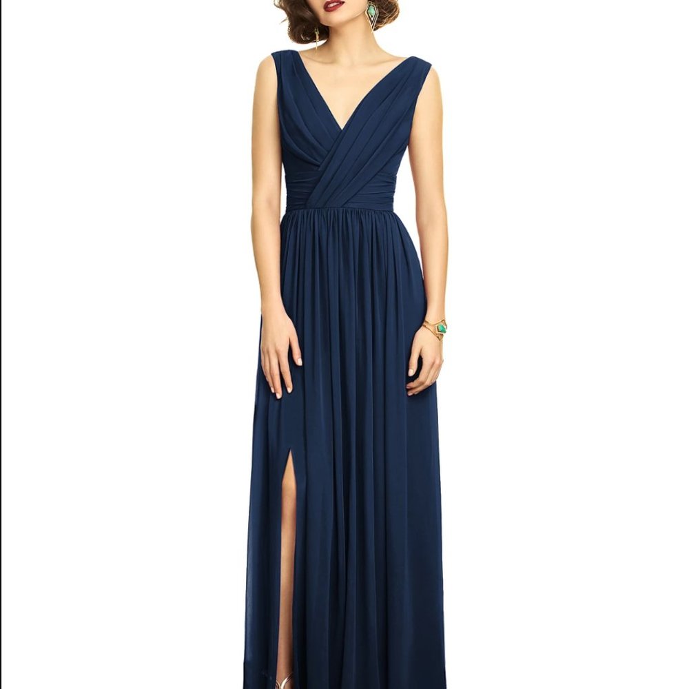 Navy Blue Dressy Collection Cocktail Dress - Size 12
